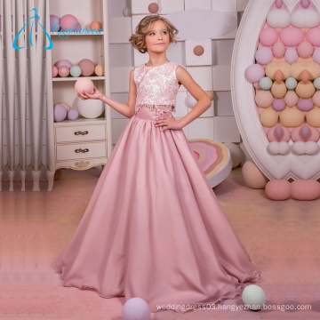 Satin Chiffon Lace Button The Most Beautiful Flower Girl Dresses